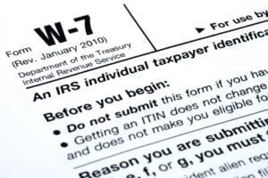 itin, individual tax identification number; acceptance agent; Calgary acceptance agent; w7
